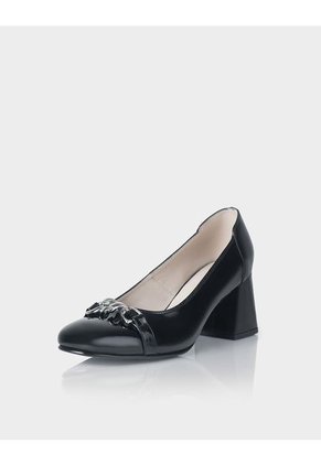 Zapato Evora En Cuero Charol Negro