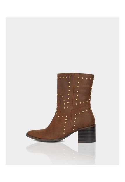 Bota Levella Cuero Caramelo