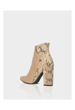 Botin Mahon Cuero Almendra X Beige