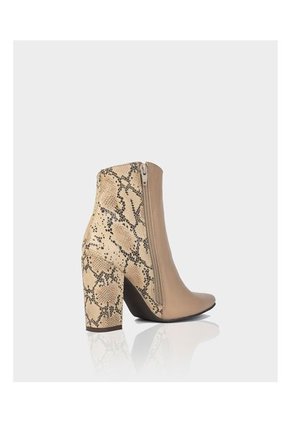 Botin Mahon Cuero Almendra X Beige