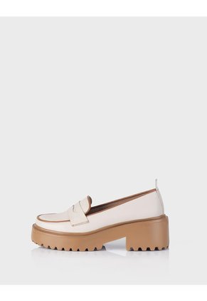 MOCASIN PENNY BEIGE X MIEL