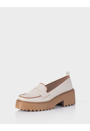 MOCASIN PENNY BEIGE X MIEL