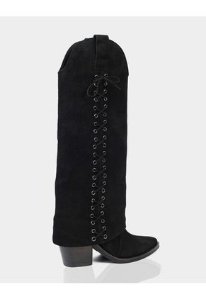 Bota Abigail Gamuza Negro