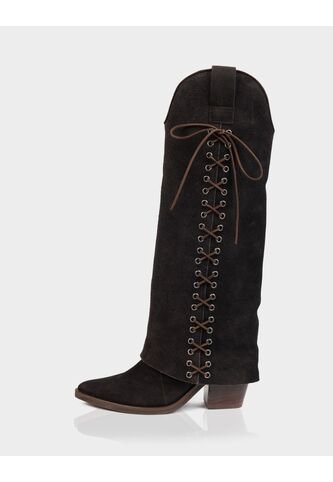 Bota Abigail Gamuza Cafe Stivali