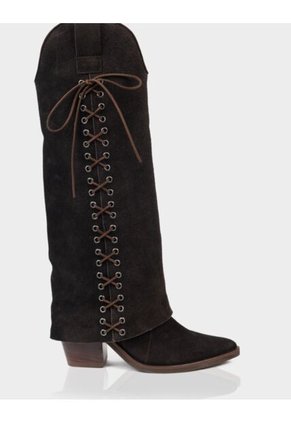 Bota Abigail Gamuza Cafe