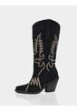 Texana Soho Gamuza Negro de Stivali