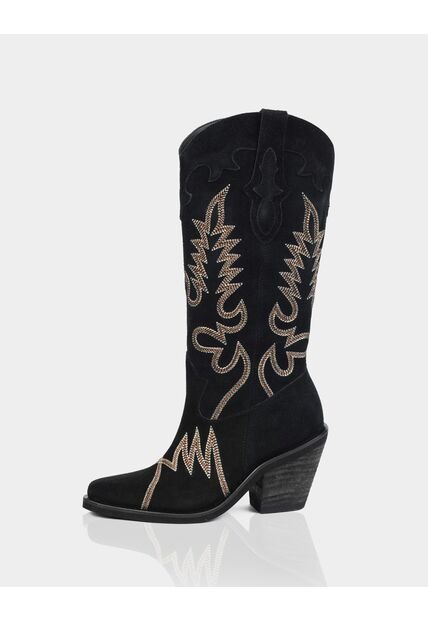 Texana Soho Gamuza Negro