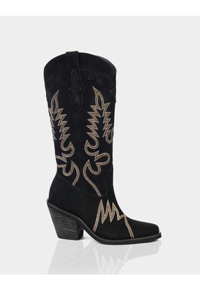 Texana Soho Gamuza Negro