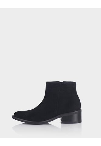 Botin Aitanna Cuero Ante Negro Stivali