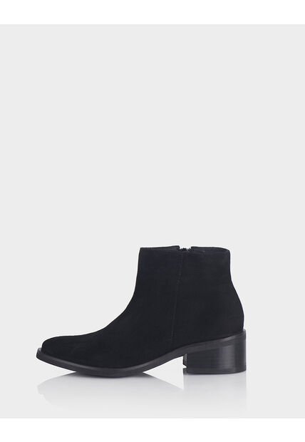 Botin Aitanna Cuero Ante Negro