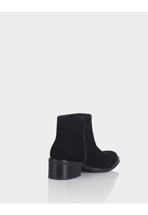 Botin Aitanna Cuero Ante Negro