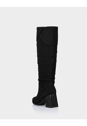 Bota Berna Cuero Ante Negro