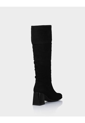 Bota Berna Cuero Ante Negro