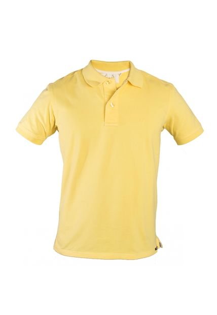 Camisa polo amarilla Clearance
