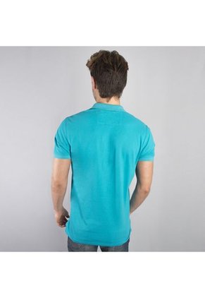 Camiseta Polo Style Liq Aguamarina