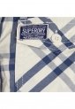 Camisa Super Dry Beige-Azul de Super Dry