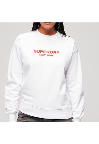 Superdry Buzo Cerrado Para Mujer Sport Luxe Loose Crew Sweat Superdry Superdry