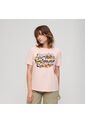 Superdry Camiseta Manga Corta Para Mujer 70'S Floral Script Logo Tee Superdry de Superdry