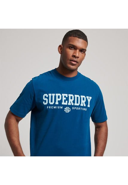 Superdry Camiseta Para Hombre Code Core Sport Tee Superdry