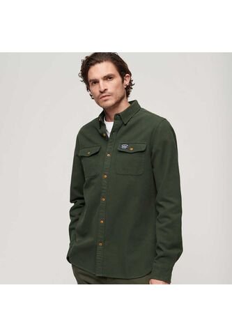 Superdry Camisa Manga Larga Para Hombre Traiman Flannel Superdry Superdry