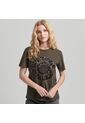 Superdry Camiseta Manga Corta Para Mujer Vintage Ellish Tee Superdry de Superdry