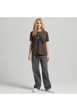 Superdry Camiseta Manga Corta Para Mujer Vintage Ellish Tee Superdry