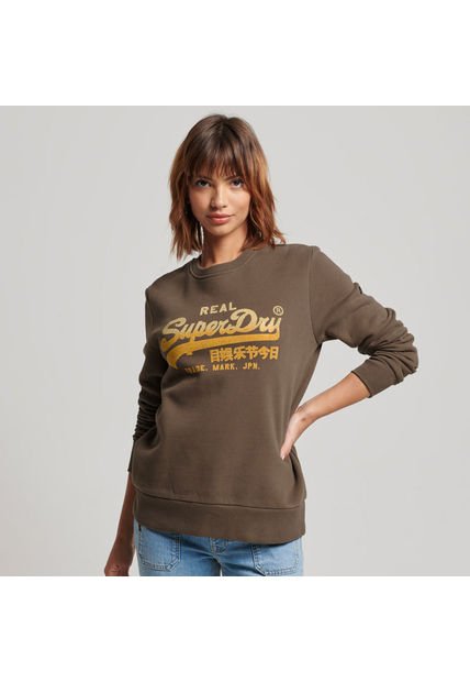 Superdry Buzo Cerrado Para Mujer Vintage Embellish Superdry