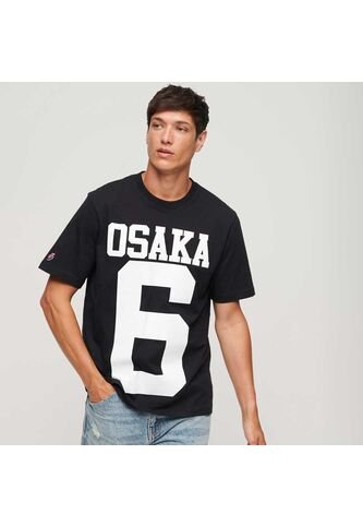 Superdry Camiseta Para Hombre Osaka Logo Loose Superdry Superdry