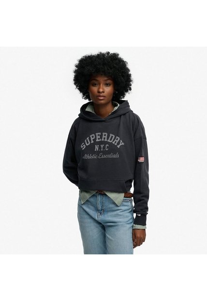 Superdry Buzo Cerrado Para Mujer Athletic Essentials Relax Hood Superdry