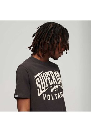 Superdry Camiseta Para Hombre Blackout Rock Graphic Superdry