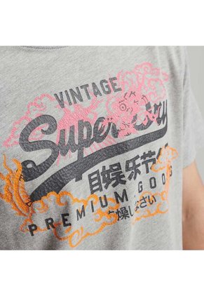 Superdry Camiseta Para Hombre Vintage Vl Narrative Tee Superdry