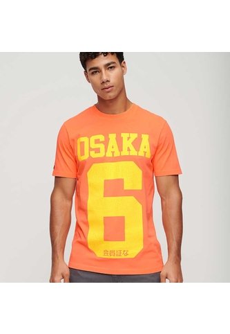 Superdry Camiseta Manga Corta Para Hombre Osaka Neon Graphic Superdry Superdry
