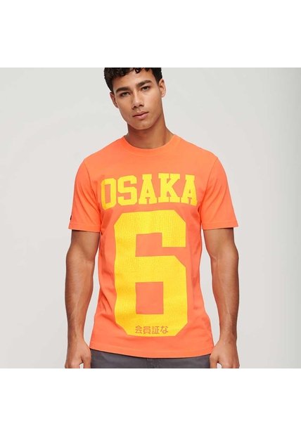 Superdry Camiseta Manga Corta Para Hombre Osaka Neon Graphic Superdry