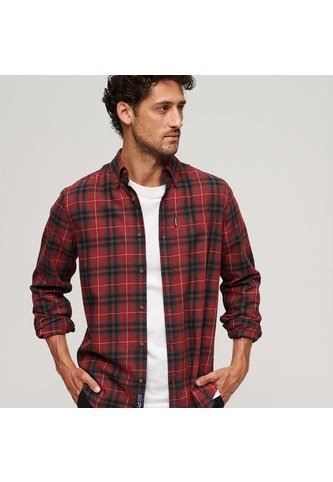 Superdry Camisa Manga Larga Para Hombre Vintage Check Superdry Superdry