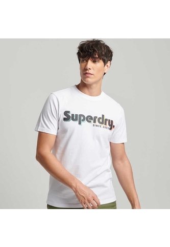Superdry Camiseta Manga Corta Para Hombre Terrain Logo Classic Superdry Superdry