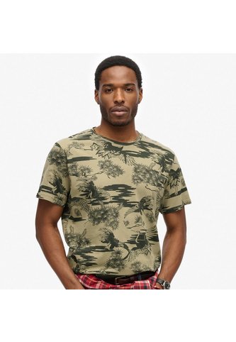 Superdry Camiseta Manga Corta Para Hombre Classic Ess Rlxd Printed Tee Superdry Superdry