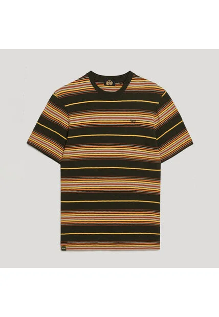 Superdry Camiseta Manga Corta Para Hombre Relaxed Fit Stripe Superdry