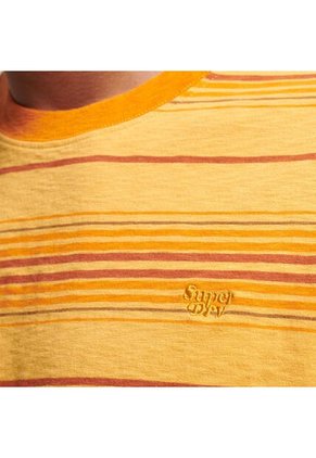 Superdry Camiseta Para Hombre Vintage Textured Stripe Superdry