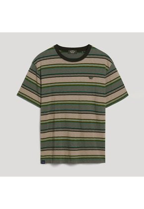 Superdry Camiseta Manga Corta Para Hombre Relaxed Fit Stripe Superdry