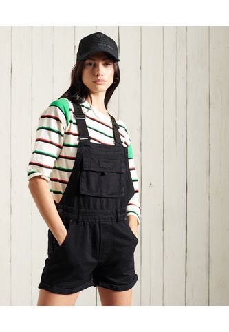 Superdry Enterizo Corto Para Mujer Denim Dungaree Boy Superdry Superdry