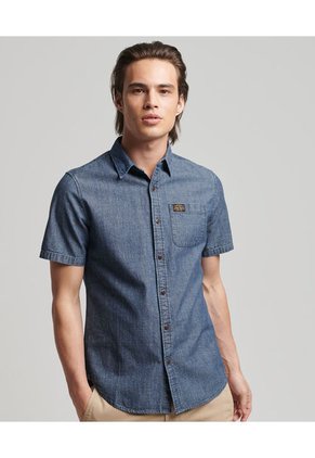 Superdry Camisa Manga Corta Para Hombre Vintage Loom Superdry