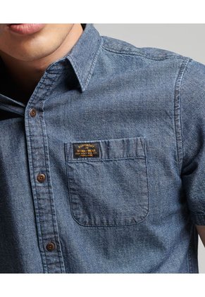 Superdry Camisa Manga Corta Para Hombre Vintage Loom Superdry