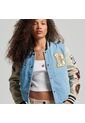 Superdry Chaqueta Denim Para Mujer Vintage Varsity Superdry de Superdry