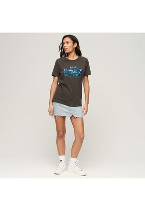 Superdry Camiseta Manga Corta Para Mujer Embellish Superdry