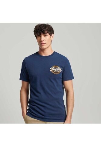 Superdry Camiseta Para Hombre Vintage Scripted College Superdry Superdry