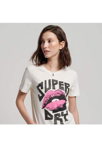 Superdry Camiseta Para Mujer Vintage Poster Superdry Superdry