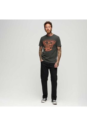Superdry Camiseta Para Hombre 70'S Lo-Fi Graphic Band Tee Superdry