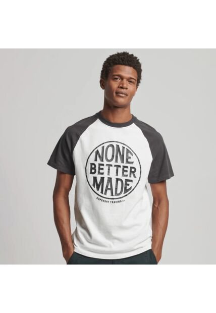 Superdry Camiseta Para Hombre Vintage Americana Baseball Tee Superdry