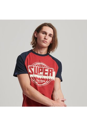 Superdry Camiseta Para Hombre Vintage Raglan Superdry Superdry