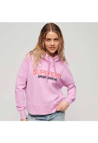 Superdry Buzo Cerrado Para Mujer Sportswear Boxy Hood Superdry Superdry